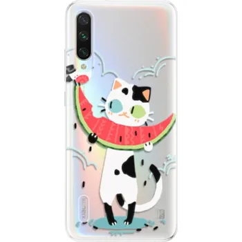 Odolné silikonové pouzdro iSaprio - Cat with melon - Xiaomi Mi A3