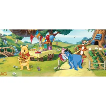 Fototapeta Vliesová fototapeta dětská Medvídek Pú FTDNH-5316 / Dětské obrazové tapety na zeď Disney Pooh (202 x 90 cm) AG Design