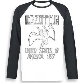 Pánské tričko Tričko metal pánské Led Zeppelin - USA 77 - NNM - RTLZEBBWBUSA - XXL