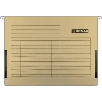 Archivační box Závěsné zakládací desky DONAU s bočnicemi přírodní