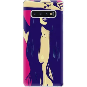 Pouzdro na mobilní telefon Odolné silikonové pouzdro iSaprio - Cartoon Girl - Samsung Galaxy S10+