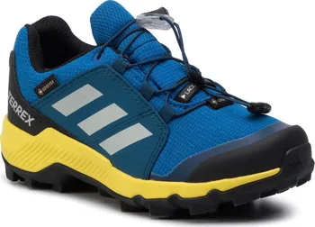 Dětská treková obuv Adidas Terrex GTX K modrá/žlutá 36