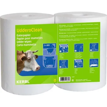 Papírová utěrka UDDERO CLEAN 2 x 800 útržků