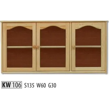 Kuchyňská skříňka ImportWorld Kredenc Salvador masiv v60 x š135 x h30 cm (Barva dřeva: Ořech)