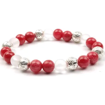 Náramek Moni - dámský náramek jadeit křišťál láva