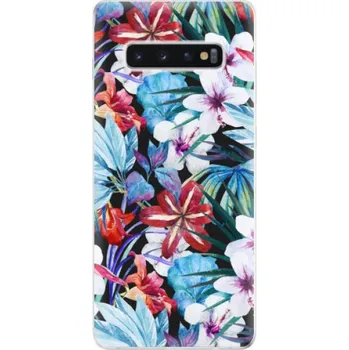 Pouzdro na mobilní telefon Odolné silikonové pouzdro iSaprio - Tropical Flowers 05 - Samsung Galaxy S10+