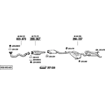 Katalyzátor katalyzátor Bosal 099-067