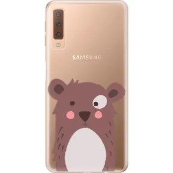 Pouzdro na mobilní telefon Odolné silikonové pouzdro iSaprio - Brown Bear - Samsung Galaxy A7 (2018)