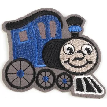 Nažehlovačka Lokomotiva, 6x7.6 cm barva: modrá