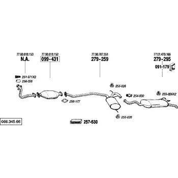Katalyzátor katalyzátor Bosal 099-431