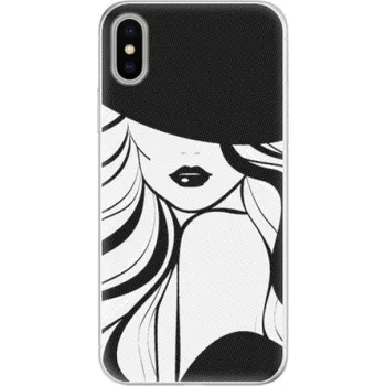 Silikonové pouzdro iSaprio - First Lady - iPhone X