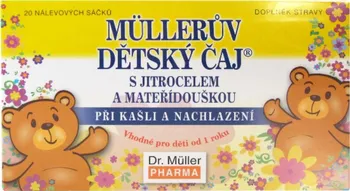 Čaj Müllerův dětský čaj s jitrocelem a mateřídouškou n.s.20x1.5g