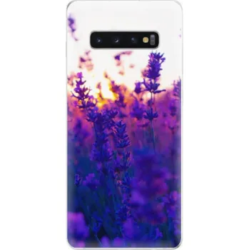 Pouzdro na mobilní telefon Odolné silikonové pouzdro iSaprio - Lavender Field - Samsung Galaxy S10+