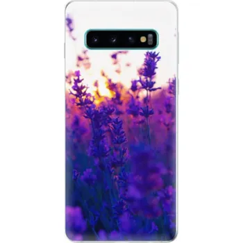 Pouzdro na mobilní telefon Odolné silikonové pouzdro iSaprio - Lavender Field - Samsung Galaxy S10
