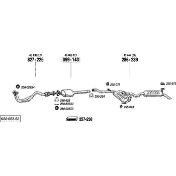 Katalyzátor katalyzátor Bosal 099-143