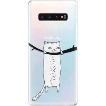 Pouzdro na mobilní telefon Odolné silikonové pouzdro iSaprio - Hang in there - Samsung Galaxy S10+