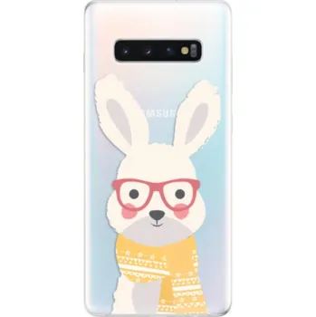 Pouzdro na mobilní telefon Odolné silikonové pouzdro iSaprio - Smart Rabbit - Samsung Galaxy S10+