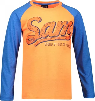 Chlapecké tričko SAM 73 BT 531 neonové oranžové 164