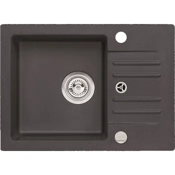 Nerezový dřez Dřez Cortina 40 Black G91 sítkový odtok 3 1/2, sifon pop-up