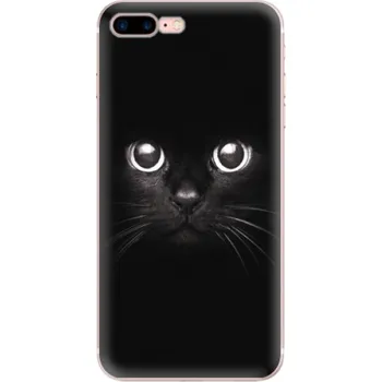 Odolné silikonové pouzdro iSaprio - Black Cat - iPhone 7 Plus