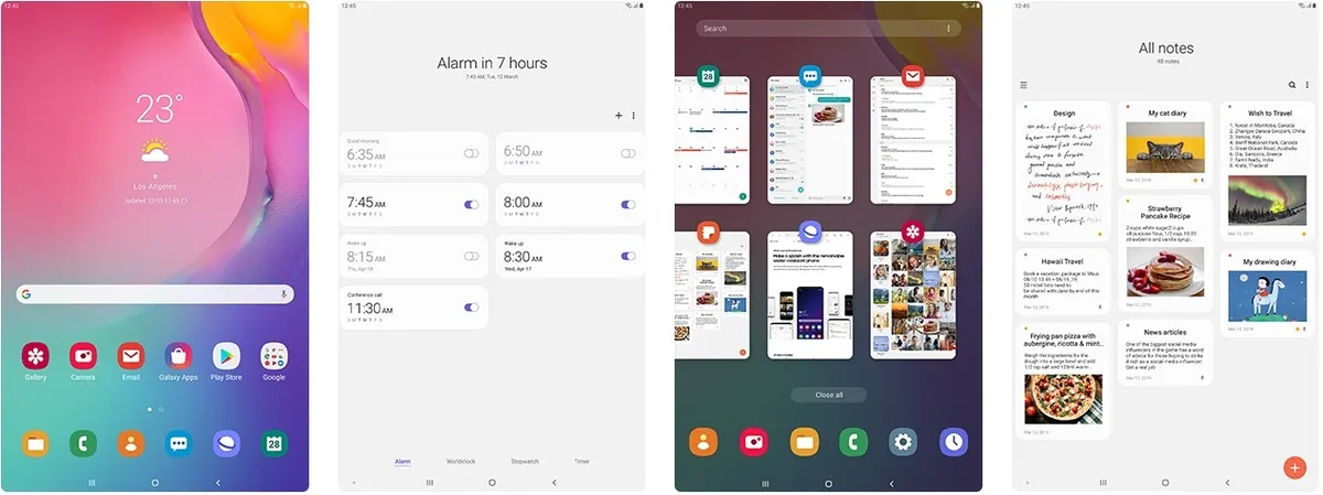 uživatelské rozhraní Samsung One UI
