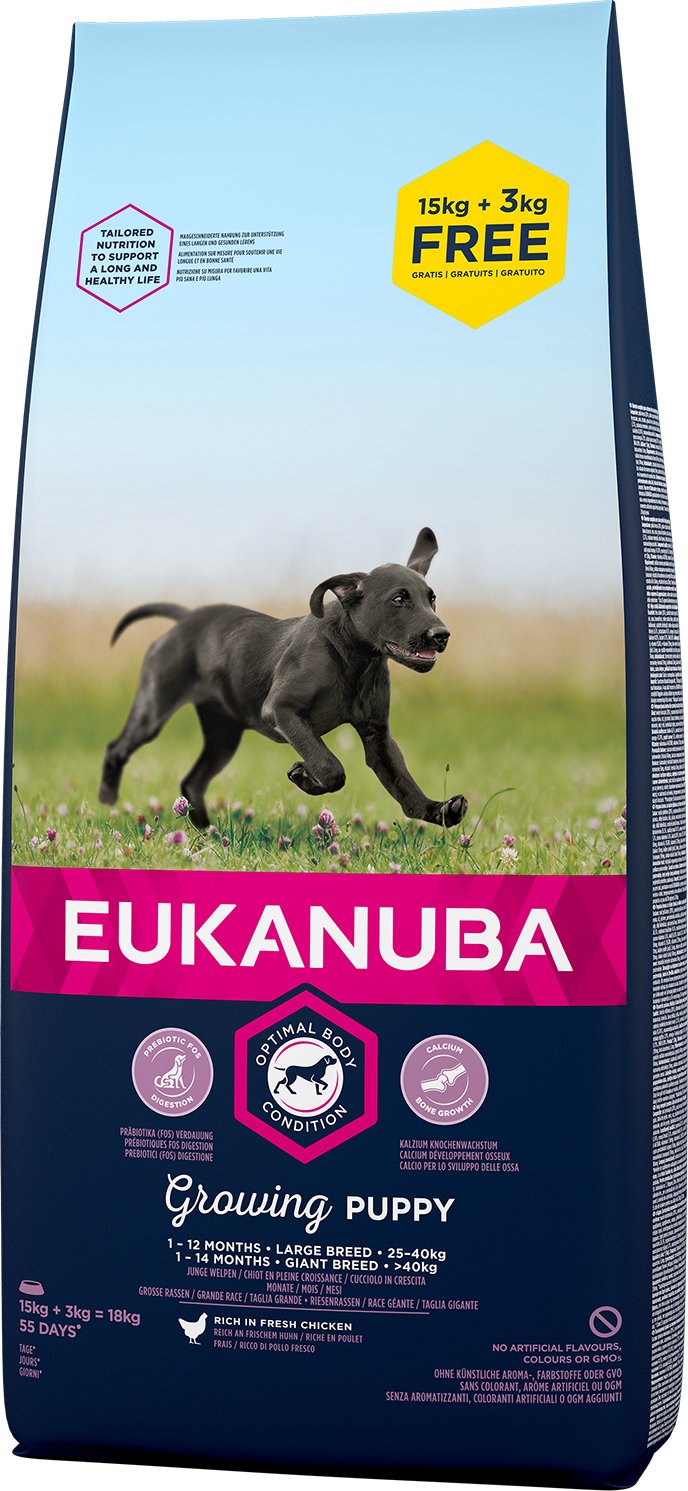 eukanuba puppy large 18kg