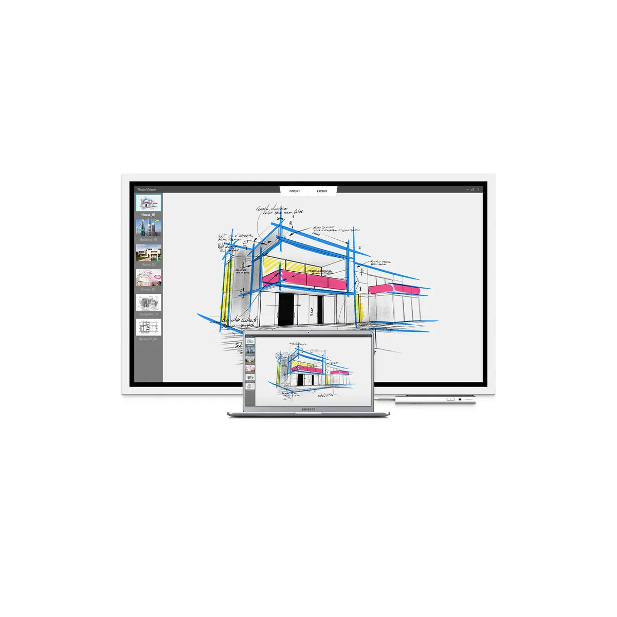 displej Samsung Flip WM55H