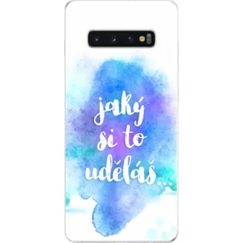 Odolné silikonové pouzdro iSaprio - Jaký si to uděláš - Samsung Galaxy S10+