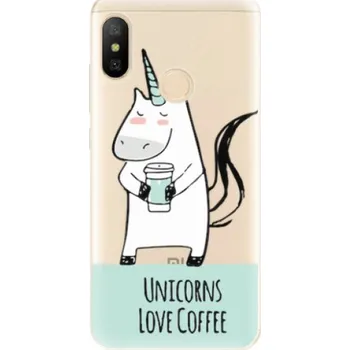 Telefonní příslušenství Odolné silikonové pouzdro iSaprio - Unicorns Love Coffee - Xiaomi Mi A2 Lite