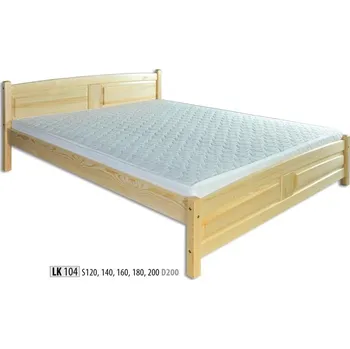 Postel ImportWorld Dřevěná postel 160x200 Emílie (Barva dřeva: Olše)