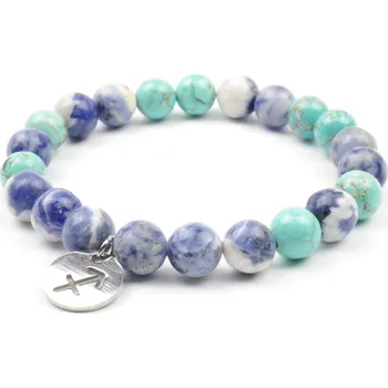 Náramek Moni - dámský náramek Střelec sodalit tyrkys