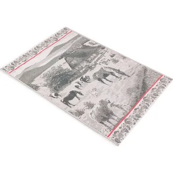 Utěrka frolen Kuchyňská utěrka - ČESKÁ VES - černá barva: černá 2ks