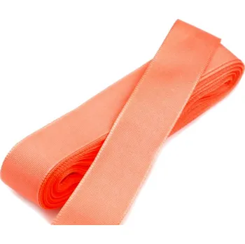 Stuha Stuha taftová světle oranžová, šíře 20mm, 10m