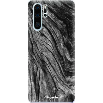 Pouzdro na mobilní telefon Odolné silikonové pouzdro iSaprio - Burned Wood - Huawei P30 Pro