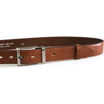 Opasek Pánský společenský kožený opasek PENNY BELTS | koňakový | 60035-020-1-48 obvod -pasu: 85 cm