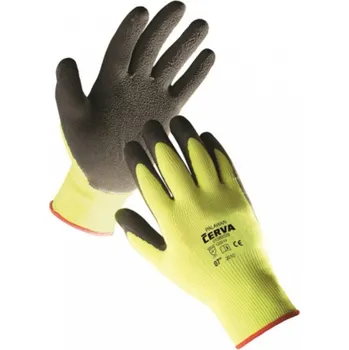 Pracovní rukavice Cerva Rukavice povrstvené PALAWAN latex žlutá 8