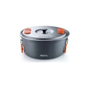 Kempingové nádobí GSI Outdoors Halulite Pot 2l Černá kotlík + DÁREK DLE VÝBĚRU!