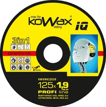Řezný kotouč Řezný kotouč Kowax 3v1 125 x 1,9 x 22mm