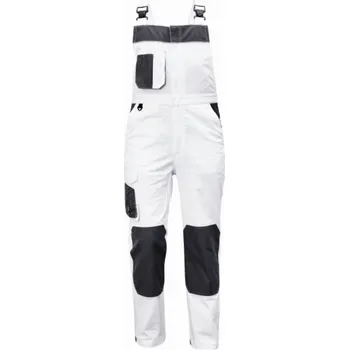 montérky Cerva Kalhoty s laclem CREMORNE bílá 62