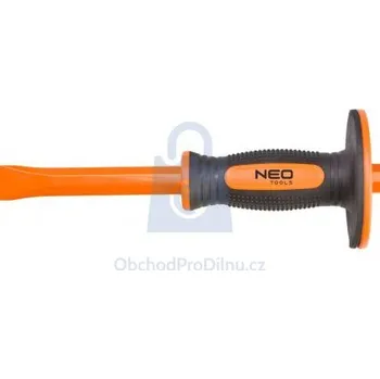 Sekáč Sekáč plochý s plastovou ochranou ruky, NEO tools 22 x 300/18 mm, balení 1 ks