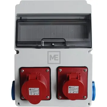 Rozvaděč Stavební zásuvkový rozvaděč 16978 - 1x 16A 4P , 1x 32A 4P 400V, 2x 230V , IP44