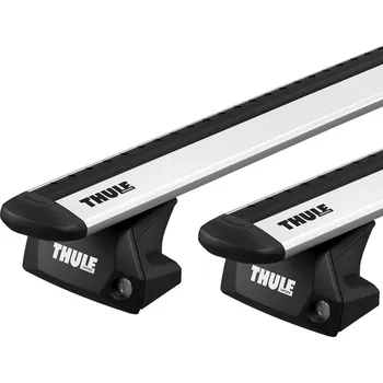 Thule Střešní nosiče BMW X6 F16 (2014 - 2019) - WingBar EVO na integrované podélníky Stříbrné tyče