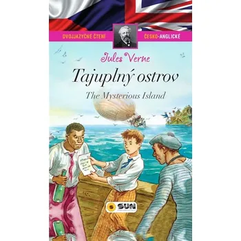 Cizojazyčná kniha Tajuplný ostrov/The Mysterious Island - Jules Verne [CS/EN] (2010, pevná bez přebalu lesklá)