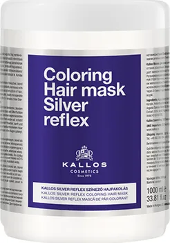 Vlasová regenerace Kallos Coloring Silver Reflex 1000 ml