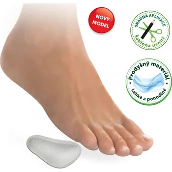 Vložka do bot SVORTO Srdíčka samolepící L+P bílá 024, bílá - 1