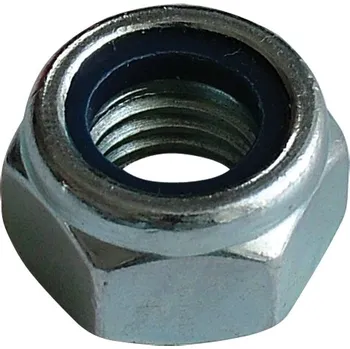 Matice Matice samojistná M16 DIN 935 zinek bílý