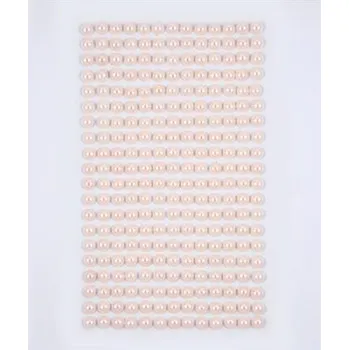 DP Craft Samolepící kamínky 6 mm 260 ks CREAM