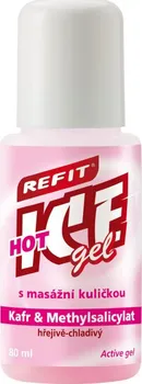 Masážní přípravek Refit Ice gel s kafrem roll-on 80 ml