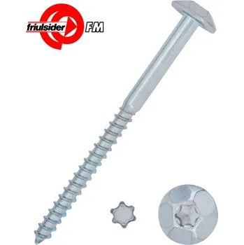 Vrut Vrut bezpečnostní 7 x 160 SAFER VITI zinek bílý Friulsider