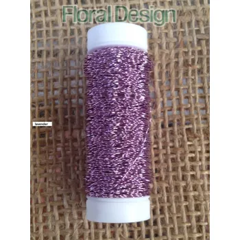 Floristický drát Drátek kroucený na špulce 0,3mm x 25gr. lavender